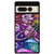 Pokemon Mew Stained Glass Pattern Google Pixel 7 Pro Case