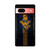 West Virginia Mountaineers Asphalt Texture Google Pixel 7a Case