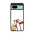 Calvin and Hobbes Making Faces Google Pixel 8a Case