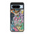Pokemon stained glass pattern Google Pixel 8 Case