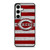 Cincinnati Reds Wooden Pattern Samsung Galaxy S24 FE Case