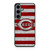 Cincinnati Reds Wooden Pattern Samsung Galaxy S24 Plus Case