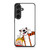 Calvin and Hobbes Making Faces Samsung Galaxy S23 Plus Case