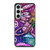 Pokemon Mew Stained Glass Pattern Samsung Galaxy S23 FE Case