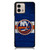 New York Islanders Wooden Pattern Moto G Stylus 2023 Case