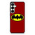 Batman Logo in Red Samsung Galaxy S25+ Case