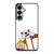 Calvin and Hobbes Making Faces Samsung Galaxy S25 Case