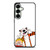 Calvin and Hobbes Making Faces Samsung Galaxy S25+ Case