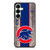 Chicago Cub Cubbie Blue and Red Wood Samsung Galaxy S25+ Case