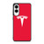 Tesla Logo Samsung Galaxy S25 Edge Case