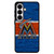 Miami Marlins Wooden Pattern Samsung Galaxy S26 Case