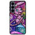 Pokemon Mew Stained Glass Pattern Samsung Galaxy S26 Plus Case
