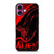 Alien Xenomorph In Red iPhone 16 Plus Case
