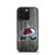 Colorado Avalanche Wooden Pattern iPhone 16 Pro Case
