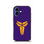 Kobe Bryant Purple Logo iPhone 16 Case