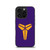 Kobe Bryant Purple Logo iPhone 16 Pro Case