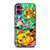 Pokemon Bulbasaur Charmander Squirtl and  Pikachu iPhone 16 Plus Case