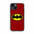 Batman Logo in Red iPhone 13 Case
