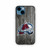 Colorado Avalanche Wooden Pattern iPhone 13 Mini Case