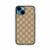 Gucci Leather Pattern iPhone 13 Mini Case