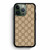 Gucci Leather Pattern iPhone 13 Pro Max Case