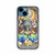 Pokemon Stained Glass Style iPhone 13 Mini Case