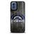 Colorado Rockies Wooden Pattern Motorola Moto G 5G 2024 Case