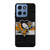 Pittsburgh Penguins Wooden Pattern Motorola Moto G 5G 2025 Case