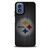 Pittsburgh Steelers Wooden Pattern Motorola Moto G 5G 2024 Case