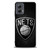 Brooklyn Nets Metal Pattern Motorola Moto G Power 5G 2024 Case