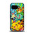 Pokemon Bulbasaur Charmander Squirtl and  Pikachu Google Pixel 9A Case