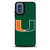 Miami Hurricanes 01 Motorola Moto G 5G 2024 Case