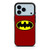 Batman Logo in Red iPhone 17 Pro Case