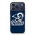 Los Angeles Rams Rule the Horns iPhone 17 Pro Max Case