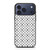 Louis Vuitton White Pattern iPhone 17 Pro Max Case