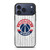 Washington Wizards Wooden Pattern iPhone 17 Pro Max Case