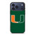 Miami Hurricanes 01 iPhone 17 Pro Max Case