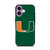 Miami Hurricanes 01 iPhone 17 Case