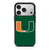 Miami Hurricanes 01 iPhone 17 ProCase