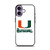 Miami Hurricanes 02 iPhone 17 Case