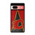 Calgary Flames Wooden Pattern Google Pixel 7a Case