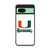 Miami Hurricanes 02 Motorola Google Pixel 8a Case
