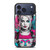 Harley Quinn Neon Mayhem Art iPhone 17 Pro Max Case