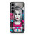 Harley Quinn Neon Mayhem Art Samsung Galaxy S24 Plus Case
