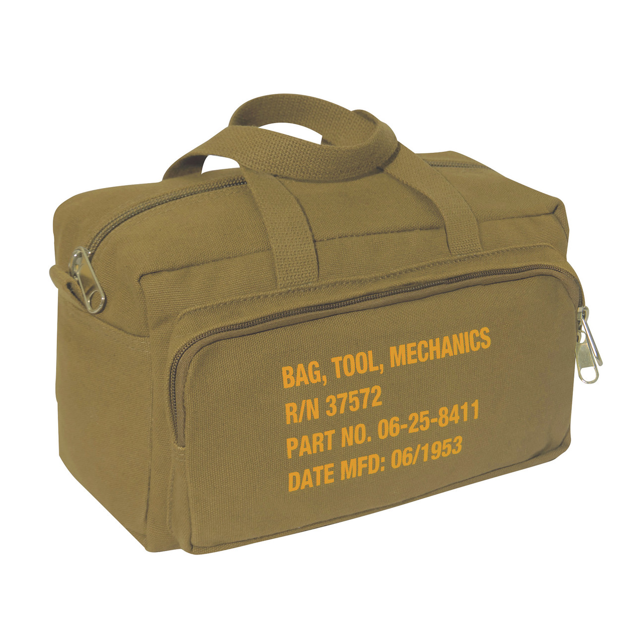 Rothco G.I. Type Zipper Pocket Mechanics Tool Bag With Military Stencil