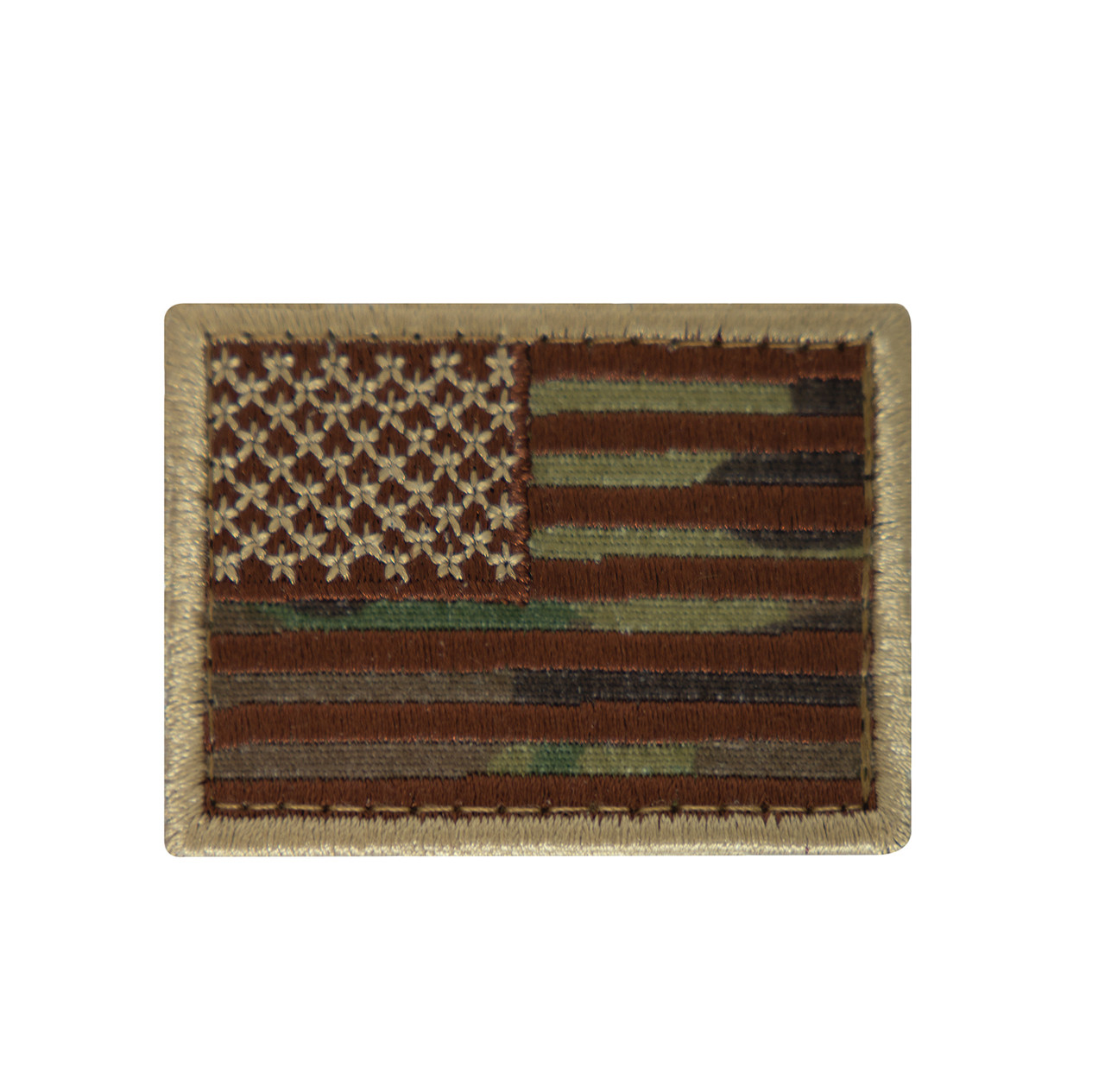 Rothco Mini US Flag Patch With Hook Back