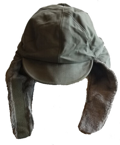 German Army Winter Pile Cap, German Military Surplus