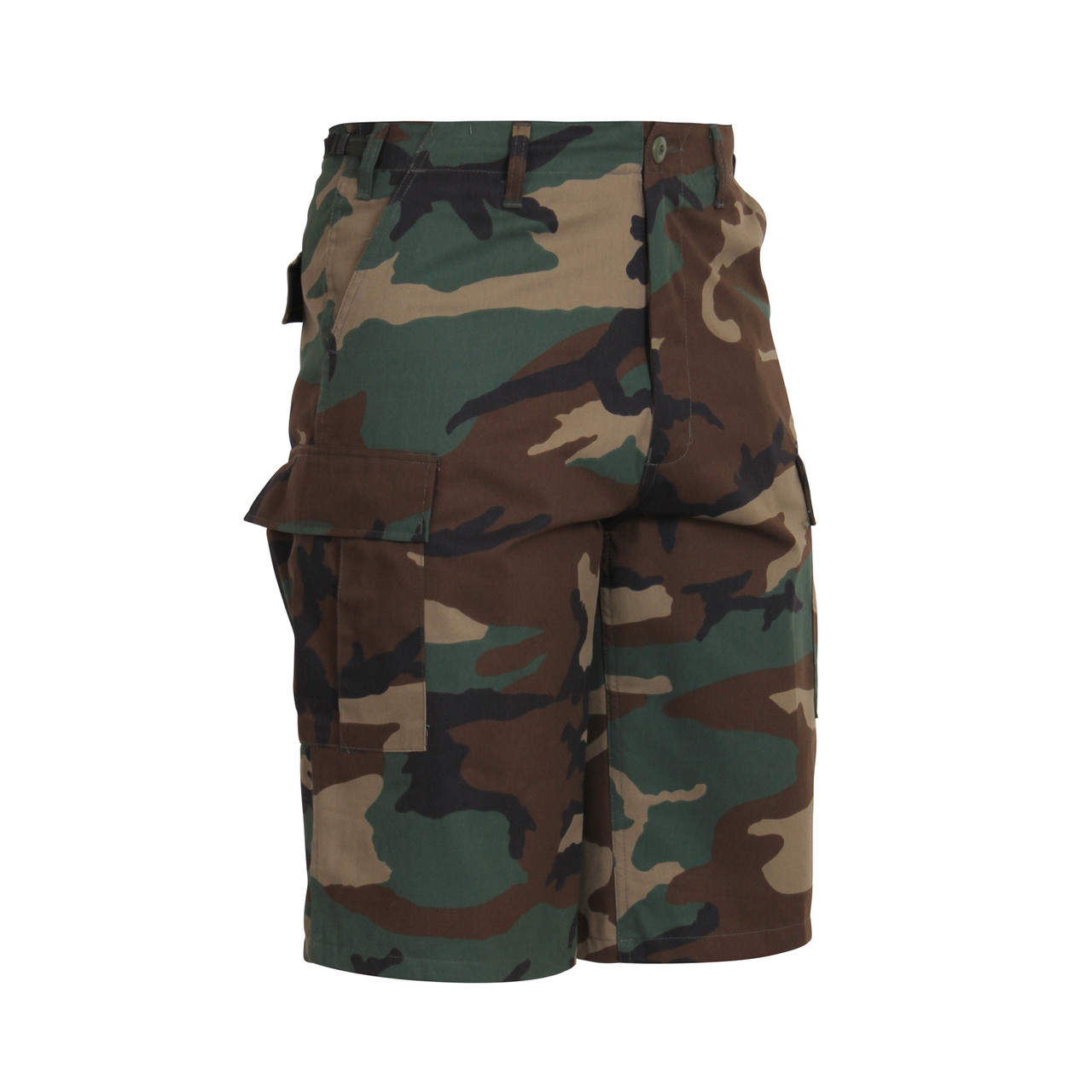 Blue Digital Camo BDU Military Shorts