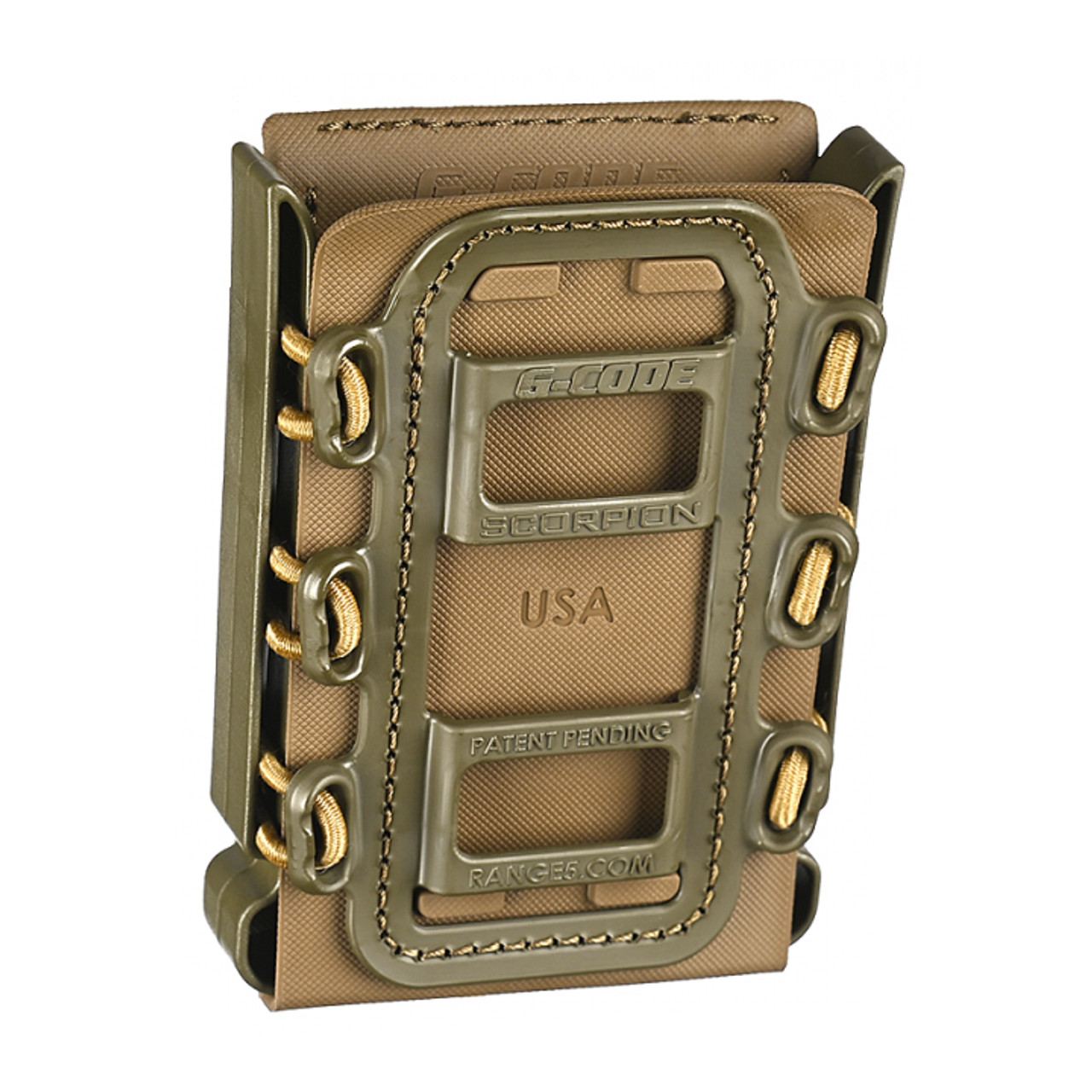 G-Code Scorpion Soft Shellマグポーチ 実物 G-Code Soft Shell Scorpion Rifle Mag Carrier with MOLLE Clips