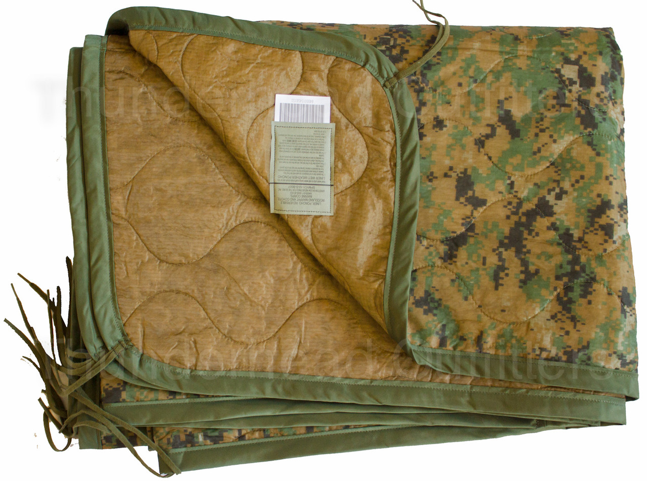 Wet Weather Poncho Liner (MarPat / Woodland Digital), USGI: US